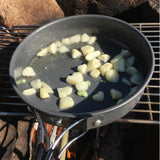 Maxbell Camping Frying Pan Folding Handle Portable Skillet for Picnic Travel Outdoor L