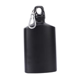 Maxbell Flat Water Bottle 500ml for Outdoor Activities Picnic Field Training Black