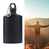 Maxbell Flat Water Bottle 500ml for Outdoor Activities Picnic Field Training Black