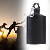 Maxbell Flat Water Bottle 500ml for Outdoor Activities Picnic Field Training Black