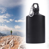 Maxbell Flat Water Bottle 500ml for Outdoor Activities Picnic Field Training Black