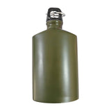 Maxbell Flat Water Bottle 500ml for Outdoor Activities Picnic Field Training Dark Green