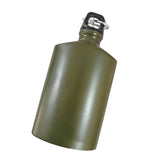 Maxbell Flat Water Bottle 500ml for Outdoor Activities Picnic Field Training Dark Green