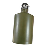 Maxbell Flat Water Bottle 500ml for Outdoor Activities Picnic Field Training Dark Green