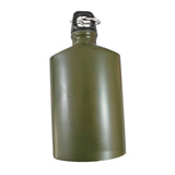 Maxbell Flat Water Bottle 500ml for Outdoor Activities Picnic Field Training Dark Green