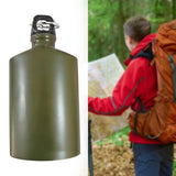 Maxbell Flat Water Bottle 500ml for Outdoor Activities Picnic Field Training Dark Green