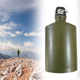 Maxbell Flat Water Bottle 500ml for Outdoor Activities Picnic Field Training Dark Green