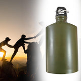 Maxbell Flat Water Bottle 500ml for Outdoor Activities Picnic Field Training Dark Green