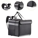 Maxbell Pizza Delivery Backpack Portable Support Rack Smooth Zipper Sturdy Insulated