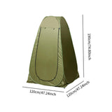 Maxbell Privacy Shower Tent Outdoor Shower Tent for Biking Traveling Camping Green