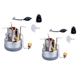 Alcohol Burner Lightweight Alcohol Furnace for Household Backpacking Tourist 200ML