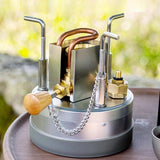 Alcohol Burner Lightweight Alcohol Furnace for Household Backpacking Tourist 200ML