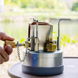 Alcohol Burner Lightweight Alcohol Furnace for Household Backpacking Tourist 200ML