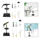 Rotary Fly Tying Vise Tools Kit for Professionals Beginners Universal Design