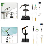 Rotary Fly Tying Vise Tools Kit for Professionals Beginners Universal Design