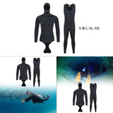 Wetsuit Top Men with Hood Neoprene Jacket for Snorkeling Kayaking Freediving S