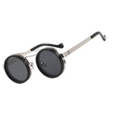 Maxbell Adjustable Tint Sunglasses Fashion Eyewear for Travel Camping Outdoor Sports Silvery Frame