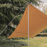 8Pcs Tent Poles for Tarp Iron for Backpacking Awning Canopy Rain Shelter Silver 64.5 cmx2.5cm