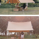 8Pcs Tent Poles for Tarp Iron for Backpacking Awning Canopy Rain Shelter Silver 57.5 cmx2.5cm