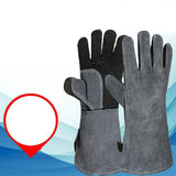 Welding Gloves Welder Gloves Heat/Fire Resistant Work Gloves for Oven Baking