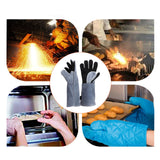 Welding Gloves Welder Gloves Heat/Fire Resistant Work Gloves for Oven Baking