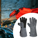 Welding Gloves Welder Gloves Heat/Fire Resistant Work Gloves for Oven Baking