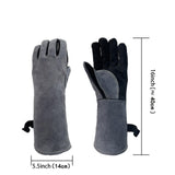 Welding Gloves Welder Gloves Heat/Fire Resistant Work Gloves for Oven Baking