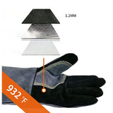 Welding Gloves Welder Gloves Heat/Fire Resistant Work Gloves for Oven Baking