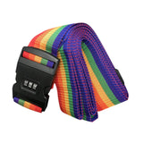 Combination Lock Luggage Strap Buckle Packing Strap Adjustable for Suitcases
