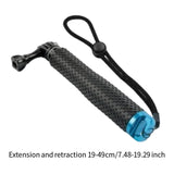 Maxbell Selfie Stick Handheld Extendable Pole for Adventures Snorkeling Snowboarding Blue