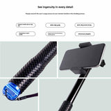 Maxbell Selfie Stick Handheld Extendable Pole for Adventures Snorkeling Snowboarding Blue