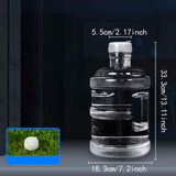 Maxbell Water Container Reusable with Lid and Handle for Household Cooking Emergency 5L