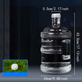 Maxbell Water Container Reusable with Lid and Handle for Household Cooking Emergency 11.3L