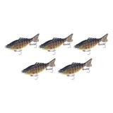 Maxbell 5x Fishing Lures Slow Sinking Realistic Crankbaits for Perch Catfish Walleye