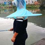 Maxbell Head Umbrella Hat Folding Windproof Headwear for Hiking Climbing Backpacking XXL