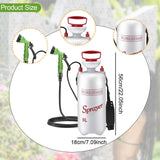 Maxbell Camping Shower Portable Pressure Sprayer for Pet Shower Cleaning Dogs Hiking