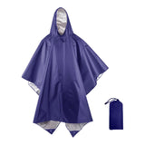 Maxbell Rain Poncho with Hood Portable Reusable Rainwear for Men Women Adults