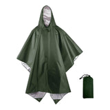 Maxbell Rain Poncho with Hood Portable Reusable Rainwear for Men Women Adults