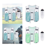 Maxbell Hydration Vest Lightweight Daypack Sport Bag for Men Women Marathoner Hiking Light Blue