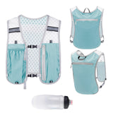Maxbell Hydration Vest Lightweight Daypack Sport Bag for Men Women Marathoner Hiking Light Blue