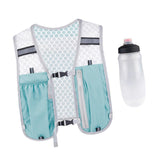 Maxbell Hydration Vest Lightweight Daypack Sport Bag for Men Women Marathoner Hiking Light Blue