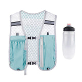 Maxbell Hydration Vest Lightweight Daypack Sport Bag for Men Women Marathoner Hiking Light Blue