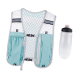 Maxbell Hydration Vest Lightweight Daypack Sport Bag for Men Women Marathoner Hiking Light Blue