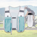 Maxbell Hydration Vest Lightweight Daypack Sport Bag for Men Women Marathoner Hiking Light Blue