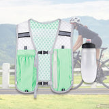 Maxbell Hydration Vest Lightweight Daypack Sport Bag for Men Women Marathoner Hiking Green