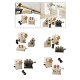 Maxbell DIY Winding Machine Fishing Tools Rod Dryer Rod Building Machine Accessories Pedal alloy stand