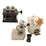 Maxbell DIY Winding Machine Fishing Tools Rod Dryer Rod Building Machine Accessories with Pedal pp stand