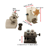 Maxbell DIY Winding Machine Fishing Tools Rod Dryer Rod Building Machine Accessories with Pedal pp stand