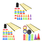 Maxbell Football Training Equipment Speed Agility Training Set for Soccer Teen Kids 30Pcs