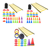 Maxbell Football Training Equipment Speed Agility Training Set for Soccer Teen Kids 30Pcs